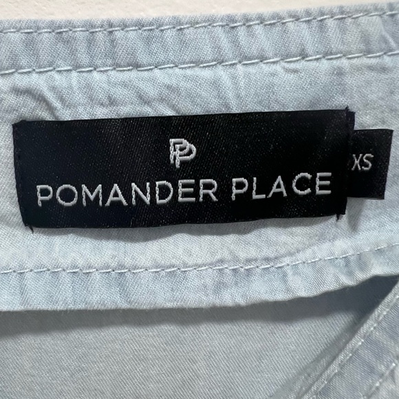 Tuckernuck Pomander Place Chambray Lola Midi Tank Dress, Blue, Tiered, XS - Picture 4 of 11